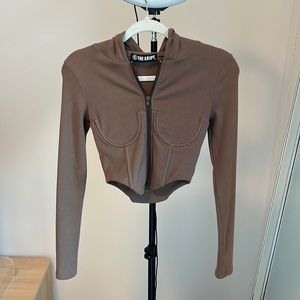 The Kript Corset Zip Up Jacket